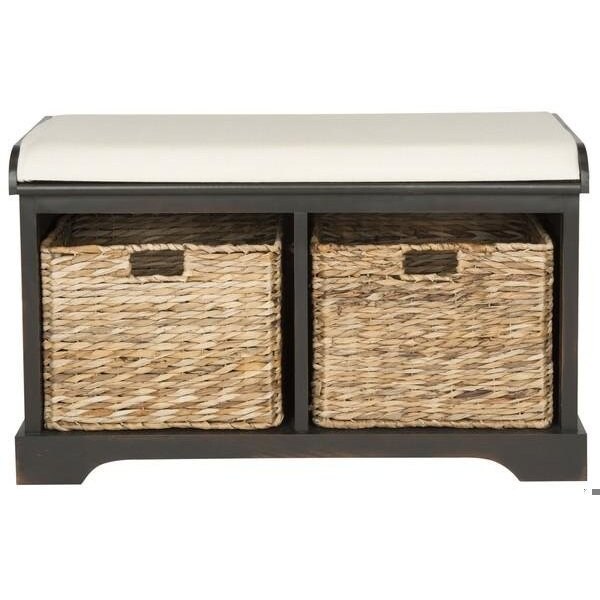 Safavieh Freddy Storage Bench- Brown - 19.9 X 16.1 X 33.5 In. - AMH5736A