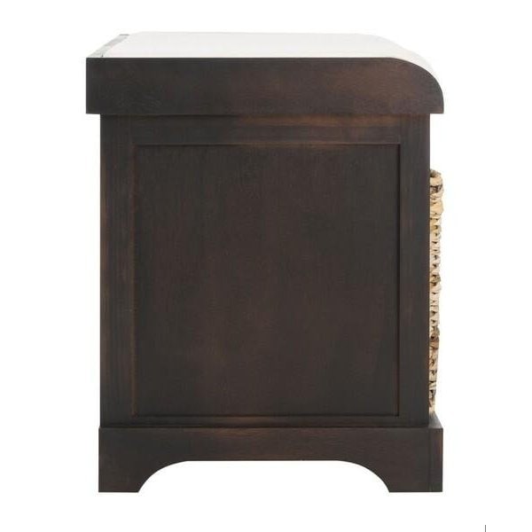 Safavieh Freddy Storage Bench- Brown - 19.9 X 16.1 X 33.5 In. - AMH5736A