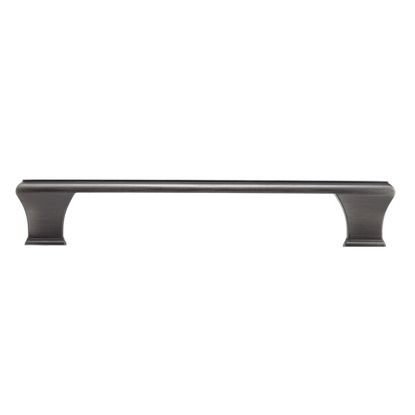 Richelieu 6 5/16 in (160 mm) Center-to-Center Antique Nickel Traditional Drawer Pull - BP775160143