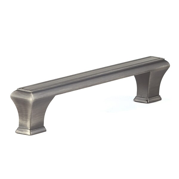 Richelieu 6 5/16 in (160 mm) Center-to-Center Antique Nickel Traditional Drawer Pull - BP775160143