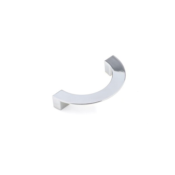 Richelieu 3 3/4 in (96 mm) Center-to-Center Chrome Contemporary Drawer Pull - BP636796140