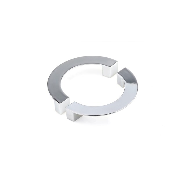 Richelieu 3 3/4 in (96 mm) Center-to-Center Chrome Contemporary Drawer Pull - BP636796140