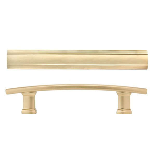 Richelieu 3-3/4 in. (96 mm) Center-to-Center Champagne Bronze Transitional Drawer Pull - BP707096CHBRZ