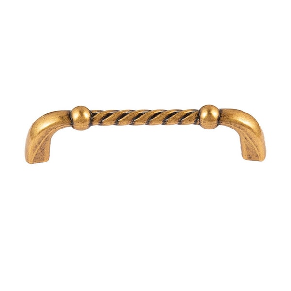 Camp Usa 3.75 in. Cabinet Pull, Antique European Brass - CA3250284