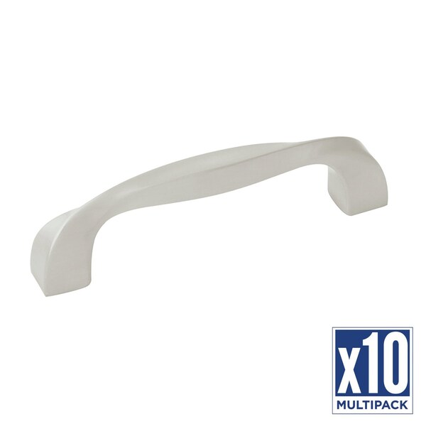 Hickory Hardware Pull 3-3/4 Inch (96mm) Center to Center, 10PK - H076016-SN-10B