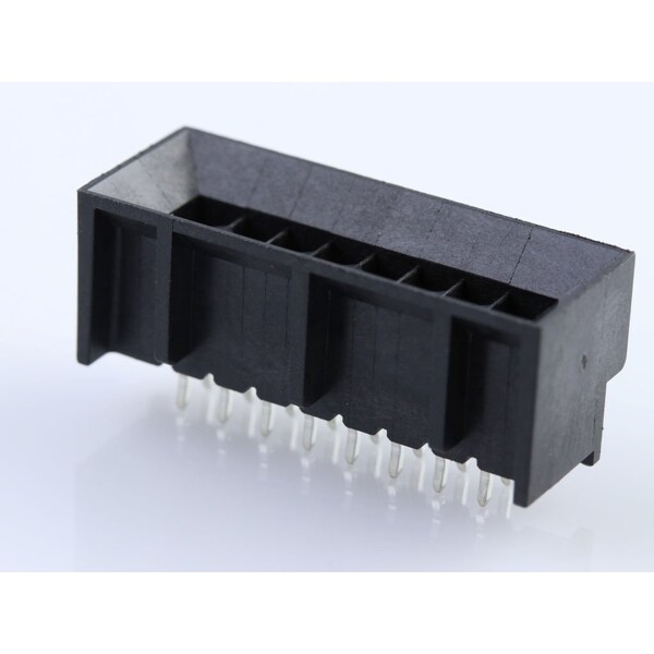 Molex Rectangular Power Connector, 16 Contact(S), Male, Solder Terminal, Receptacle - 444321602