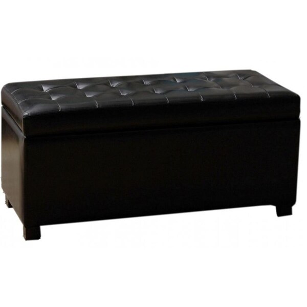 Warehouse Of Tiffany Malm Black Storage Bench - WT-M1157 MANY BLACK