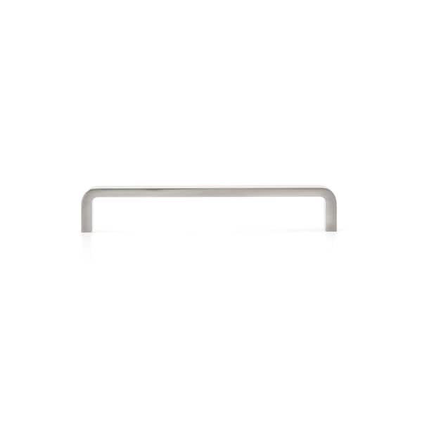 Richelieu 6 in. (152 mm) Center-to-Center Brushed Nickel Contemporary Drawer Pull - BP260195