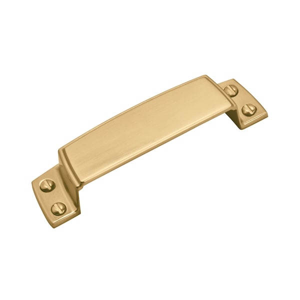 Amerock Highland Ridge 3-1/2 in 89 mm Center-to-Center Champagne Bronze Cabinet Cup Pull - BP55318CZ