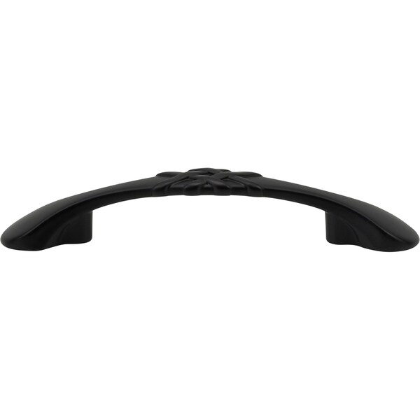 Designperfect 3'' Center-to-Center Arch Pull, Matte/Flat Black, 25PK - DPA25L662BLK