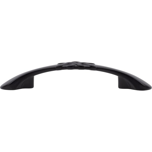 Designperfect 3'' Center-to-Center Arch Pull, Matte/Flat Black, 25PK - DPA25L662BLK