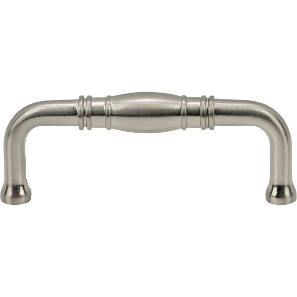 Designperfect 3'' Center-to-Center Handle Pull, Brushed Satin Nickel - DPA-R572SNB