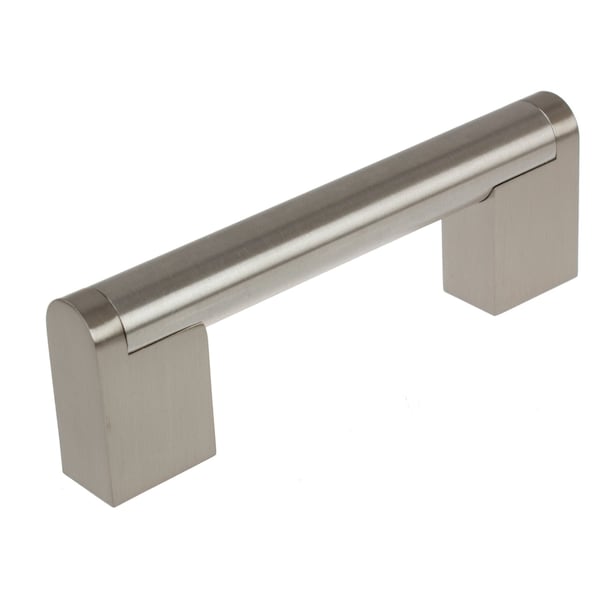 Gliderite Hardware 3-3/4 in. Center to Center Stainless Steel Bar Pull - 52003-96-SN, 10PK - 52003-96-SN-10