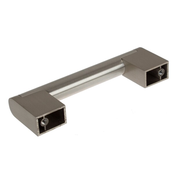 Gliderite Hardware 3-3/4 in. Center to Center Stainless Steel Bar Pull - 52003-96-SN, 10PK - 52003-96-SN-10