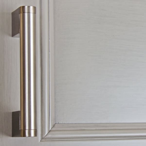 Gliderite Hardware 3-3/4 in. Center to Center Stainless Steel Bar Pull - 52003-96-SN, 10PK - 52003-96-SN-10