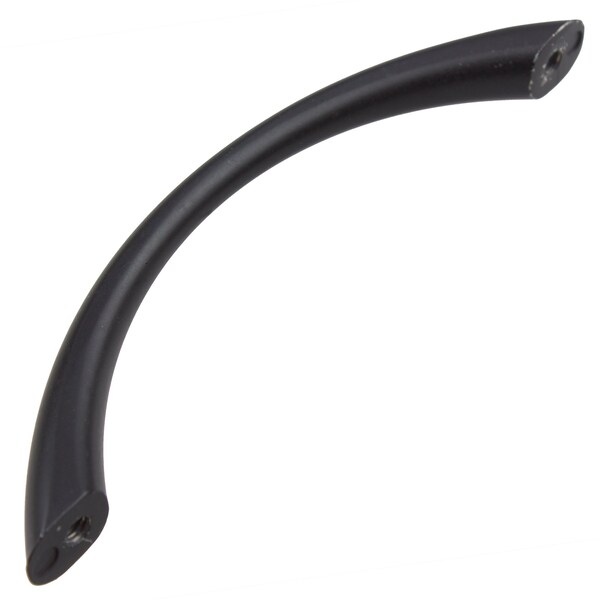 Gliderite Hardware 3-3/4 in. Center to Center Matte Black Arched Cabinet Pull - 4036-MB, 5PK - 4036-MB-5