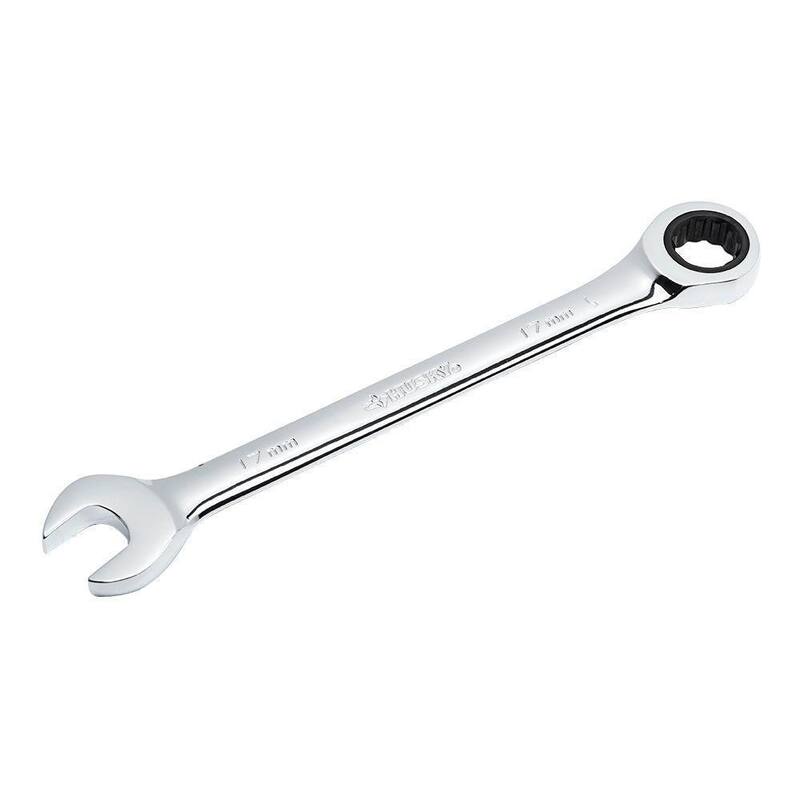 Husky 17 mm 12-Point Metric Ratcheting Combination Wrench - HRW17MM