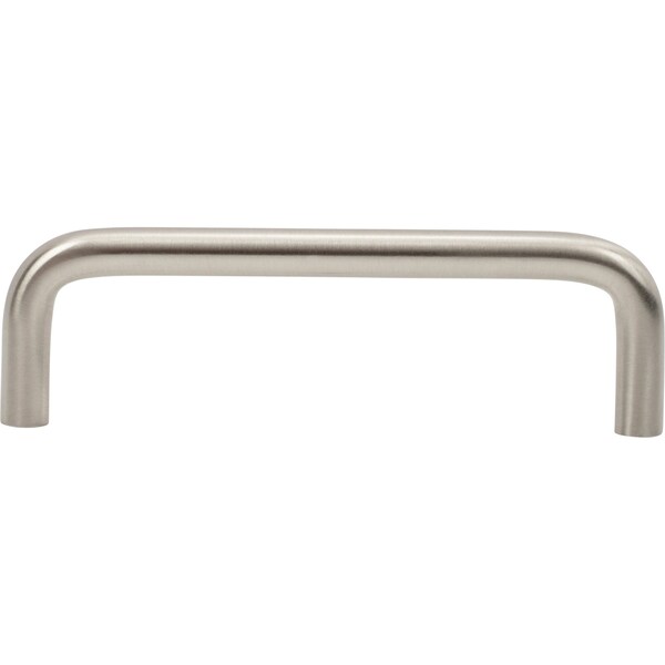 Designperfect 3-3/4'' Center-to-Center Wire Pull, Brushed Satin Nickel, 25PK - DPA25W593SNB