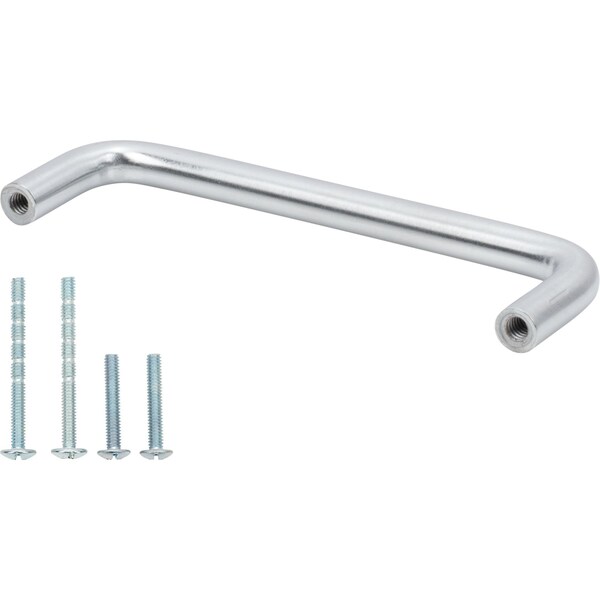 Designperfect 3-3/4'' Center-to-Center Wire Pull, Brushed Satin Nickel, 25PK - DPA25W593SNB