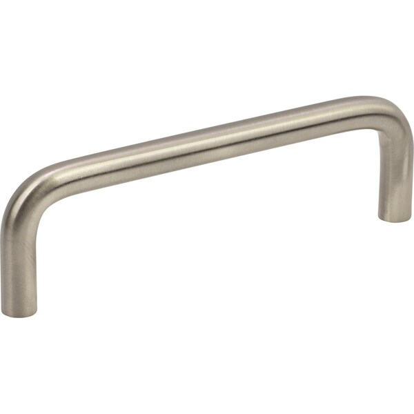 Designperfect 3-3/4'' Center-to-Center Wire Pull, Brushed Satin Nickel, 25PK - DPA25W593SNB