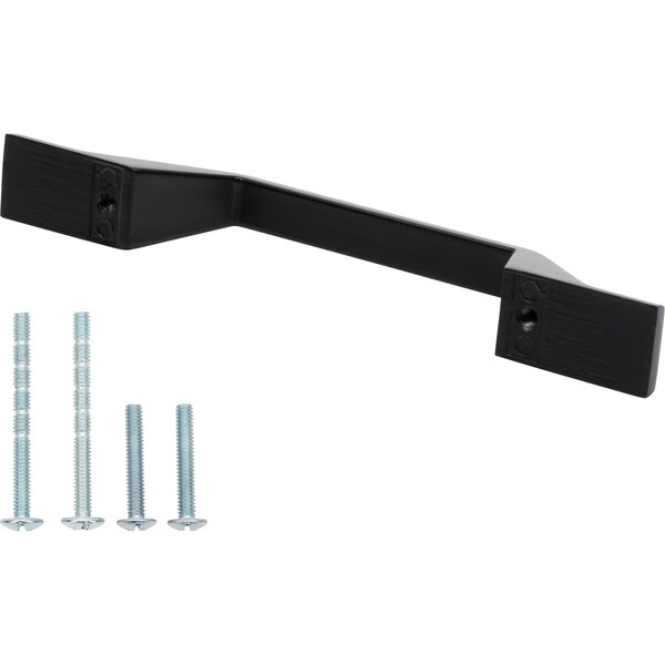 Designperfect 3-3/4'' Center-to-Center Handle Pull, Matte/Flat Black, 25PK - DPA25S623BLK