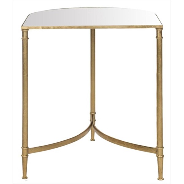 Safavieh Nevin Accent Table Gold And Mirror Top - FOX2532A