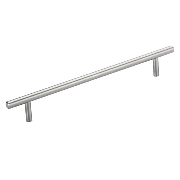 Richelieu 7-9/16 in. (192 mm) Center-to-Center Stainless Steel Contemporary Drawer Pull - BP2102192170