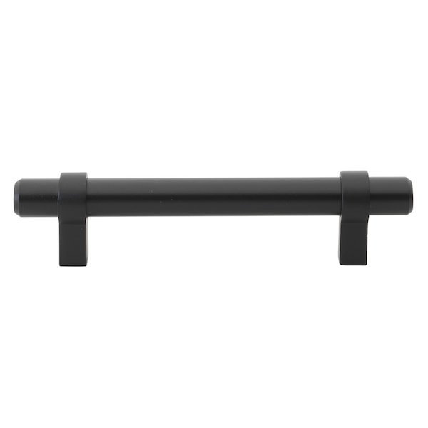 Gliderite Hardware 3-3/4 in. Center to Center Matte Black Solid Steel Bar Pull - 4006-96-MB, 25PK - 4006-96-MB-25