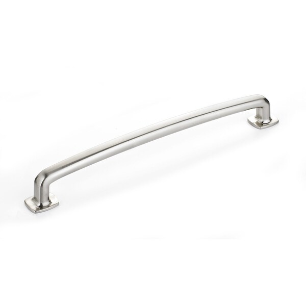 Richelieu 7-9/16 in. (192 mm) Center-to-Center Brushed Nickel Transitional Drawer Pull - BP863192195