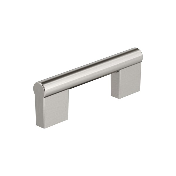 Amerock Versa 3 inch 76mm Center-to-Center Satin Nickel Cabinet Pull - BP55530G10