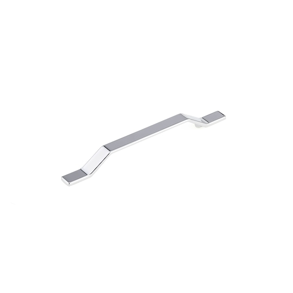 Richelieu 6 5/16 in (160 mm) Center-to-Center Chrome Contemporary Drawer Pull - BP7265160140
