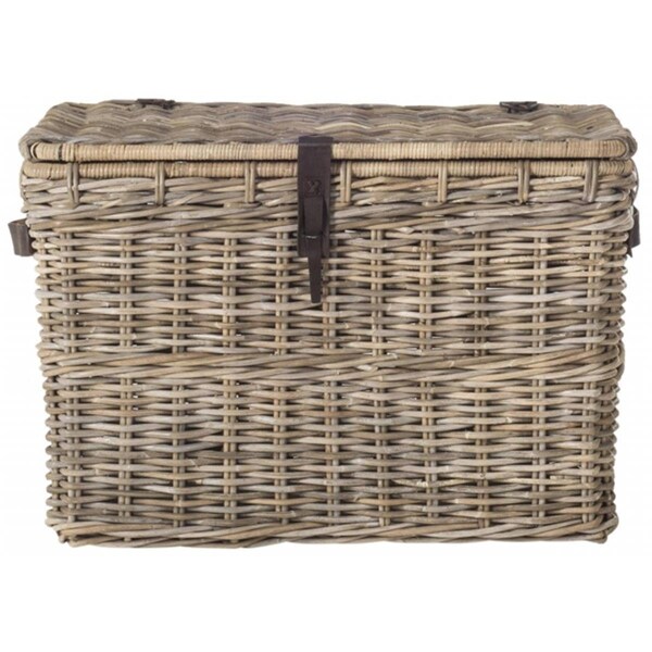 Safavieh Amancio Trunk- Grey - 23.6 x 22.4 x 35.6 in. - SEA7021A