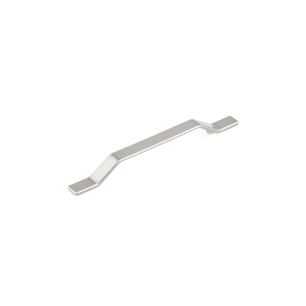 Richelieu 6 5/16 in (160 mm) Center-to-Center Brushed Nickel Contemporary Drawer Pull - BP7265160195