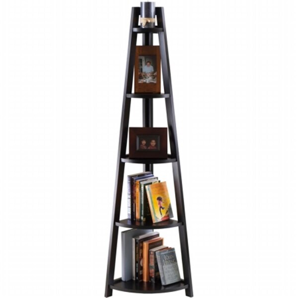 Doba-Bnt Adam 5-Tier A-Frame Corner Shelf - Black - SA143800