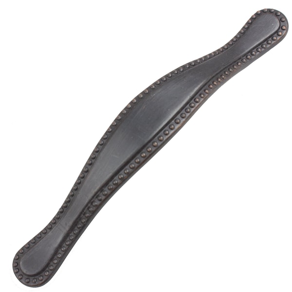 Gliderite Hardware 3 in. Center to Center Oil Rubbed Bronze Beaded Cabinet Pull - 4554-ORB, 25PK - 4554-ORB-25