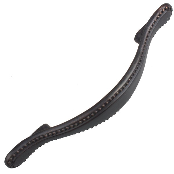 Gliderite Hardware 3 in. Center to Center Oil Rubbed Bronze Beaded Cabinet Pull - 4554-ORB, 25PK - 4554-ORB-25