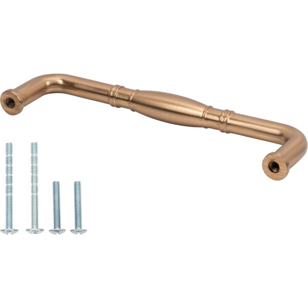Designperfect 5-1/16'' Center-to-Center Handle Pull, Champagne Bronze/Gold, 25PK - DPA25R574CBZ