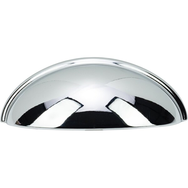 Designperfect 3'' Center-to-Center Cup Pull, Polished Chrome, 25PK - DPA25C632PC