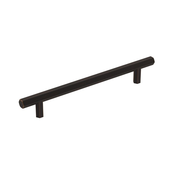 Amerock Caliber 6-5/16 in 160 mm Center-to-Center Oil Rubbed Bronze Cabinet Pull - BP36875ORB