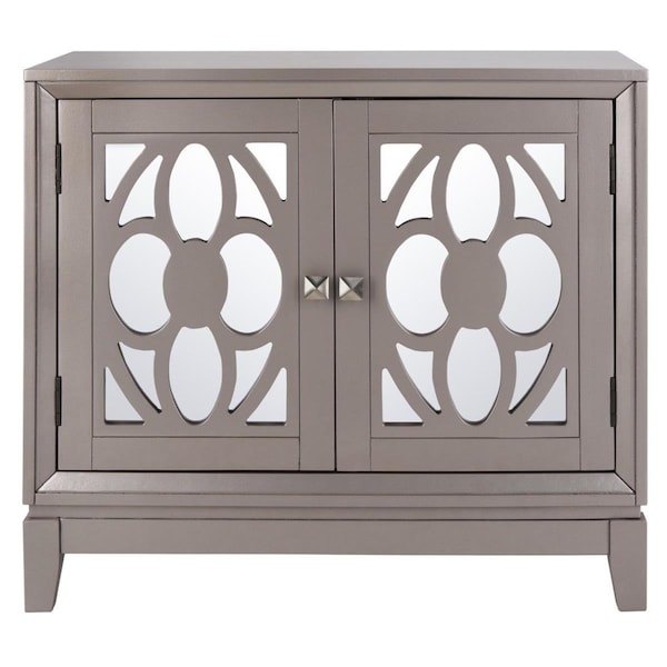 Safavieh Shannon 2 Door Chest - Champagne & Mirror - CHS9203D