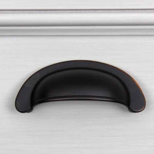 Gliderite Hardware 2-1/2 in. Center to Center Classic Bin Pull - 87600-ORB - 87600-ORB-1