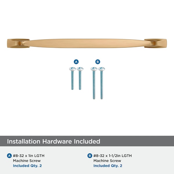 Amerock Highland Ridge 10-1/16 inch 256mm Center-to-Center Champagne Bronze Cabinet Pull - BP55329CZ
