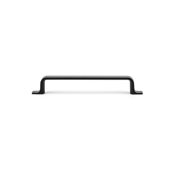 Richelieu 6 5/16 in (160 mm) Center-to-Center Matte Black Contemporary Cabinet Pull - BP52003160900