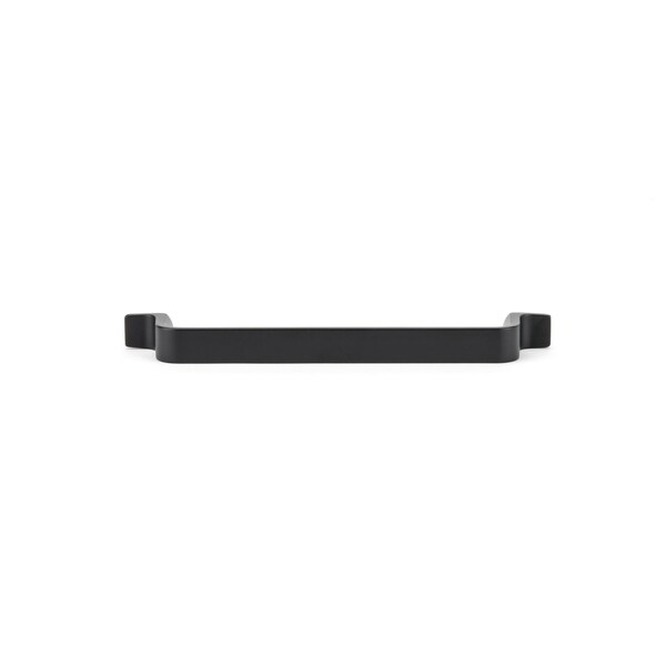 Richelieu 6 5/16 in (160 mm) Center-to-Center Matte Black Contemporary Cabinet Pull - BP52003160900