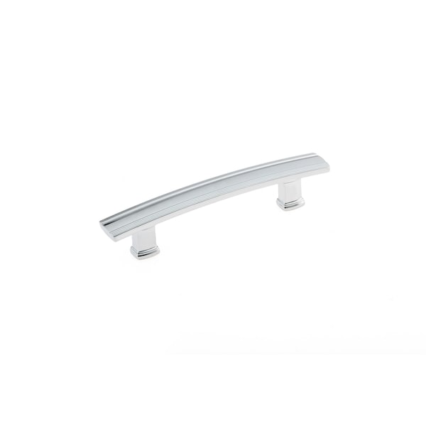 Richelieu 3-3/4 in. (96 mm) Center-to-Center Chrome Transitional Drawer Pull - BP707096140