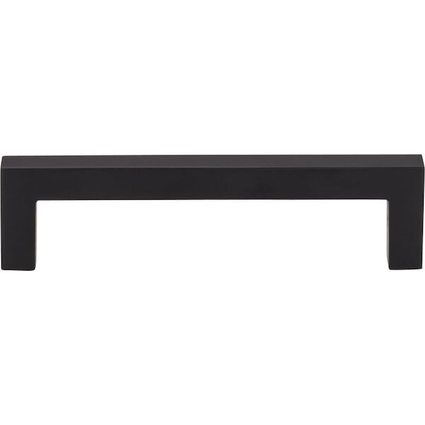 Elements By Hardware Resources 25-Pack of the 96 mm Center-to-Center Matte Black Square Stanton Cabinet Bar Pull - 625-96MB-25