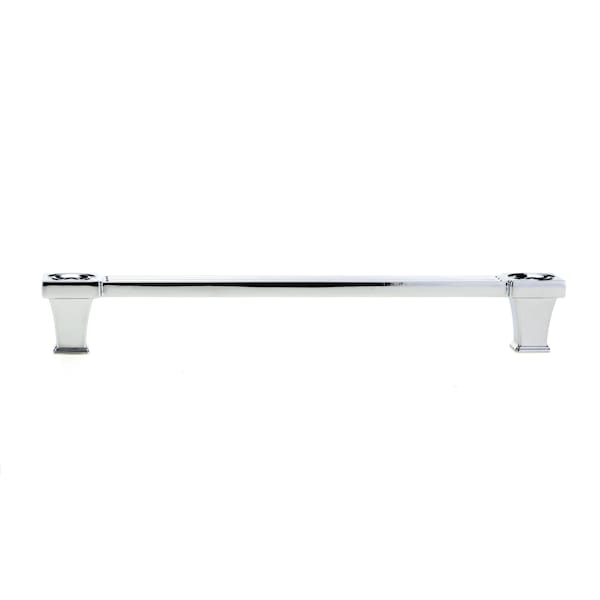 Richelieu 7-9/16 in. (192 mm) Center-to-Center Chrome Transitional Drawer Pull - BP8822192140