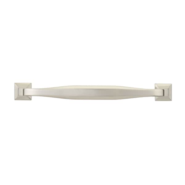 Richelieu 8 in (203 mm) Center-to-Center Brushed Nickel Transitional Cabinet Pull - 392108195