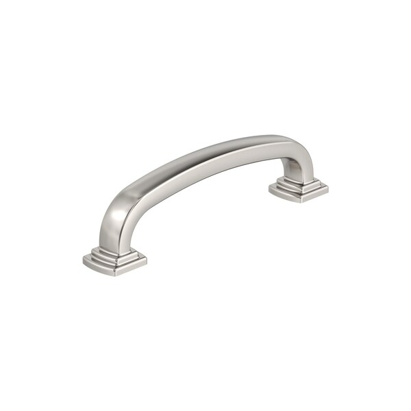 Amerock Surpass 3-3/4 inch 96mm Center-to-Center Polished Nickel Cabinet Pull - BP36894PN