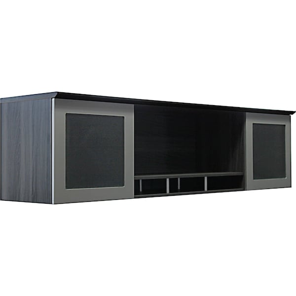 Mayline Desktop Hutch Cabinet, 63", Sea Salt - MNH63TSS